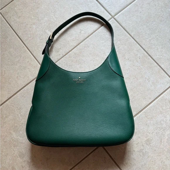 New Kate Spade Green Leather Aster Bag - Picture 2 of 4